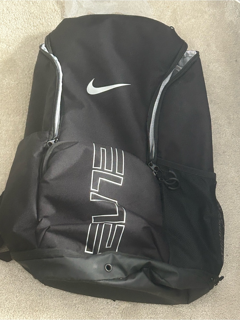 Nike Black and White Swoosh Men's Backpack